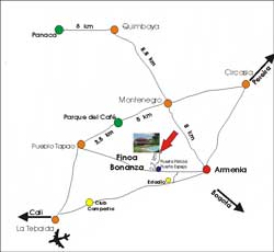 Mapa Finca Bonanza